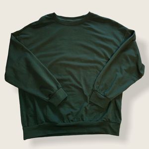 Forest green crewneck long sleeve